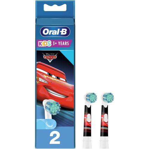 Oral-B Kids 3+ Years Cars Extra Soft Ανταλλακτικές Κεφαλές 2 Τεμάχια